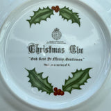 Royal Worcester "Assiettes décoratives" Noël 1979 - Réveillon de Noël