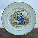 Royal Worcester Christmas Plate, 1980 - Christmas Morning