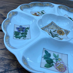 Royal Worcester Country Garden Hors D'oeuvre Dish
