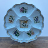 Royal Worcester Country Garden 7 Section Serving Dish