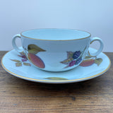 Royal Worcestershire Evesham Gold Soup Cup & Saucer