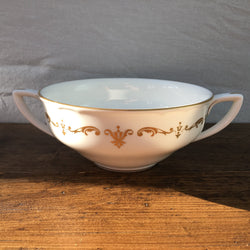 Royal Worcester Gold Chantilly Soup Cup