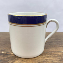 Royal Worcester Howard Cobalt Blue Gold Trim Coffee Cup
