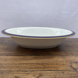 Royal Worcester Howard Cobalt Blue Gold Trim Oval Vegetable Dish