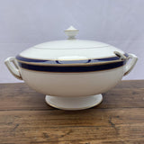 Royal Worcester Howard Cobalt Blue Gold Trim Soup Tureen