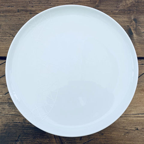 Royal Worcester "Jamie Oliver - White on White" Dinner Plate (Pukka)