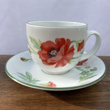 Royal Worcester Poppies Tea Cup & Saucer