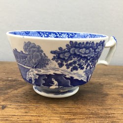 Spode Blue Italian Tea Cup - Shaped Handle