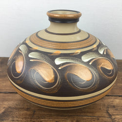 Denby Pottery Savannah Vase, Round