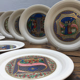 Hornsea Pottery Set of Christmas Plates 