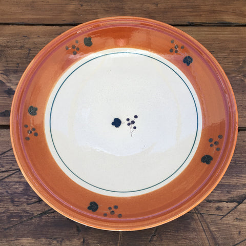 Poole Pottery Terracotta Charger Plate