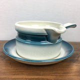 Wedgwood Blue Pacific Gravy & Stand