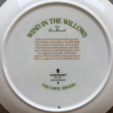 Wedgwood Wind In The Willows Plate - The Carol Singers