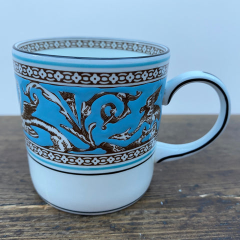 Wedgwood Turquoise Florentine Coffee Can