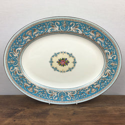 Wedgwood Turquoise Oval Serving Platter, Small
