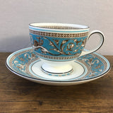 Wedgwood Florentine Turquoise Tea Cup & Saucer