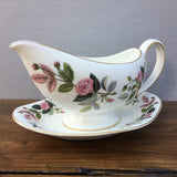 Wedgwood Hathaway Rose Gravy Boat & Stand