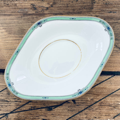 Wedgwood Jade Gravy/Sauce Boat Saucer