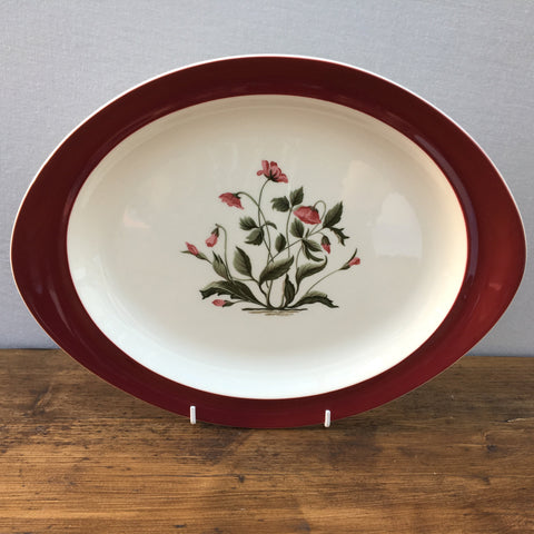 Wedgwood Mayfield (Ruby) Oval Platter, 13"