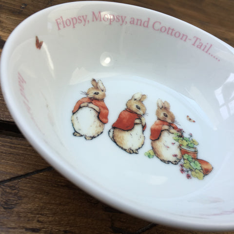 Wedgwood Peter Rabbit Flopsy, Mopsy, Cotton-Tail Bowl
