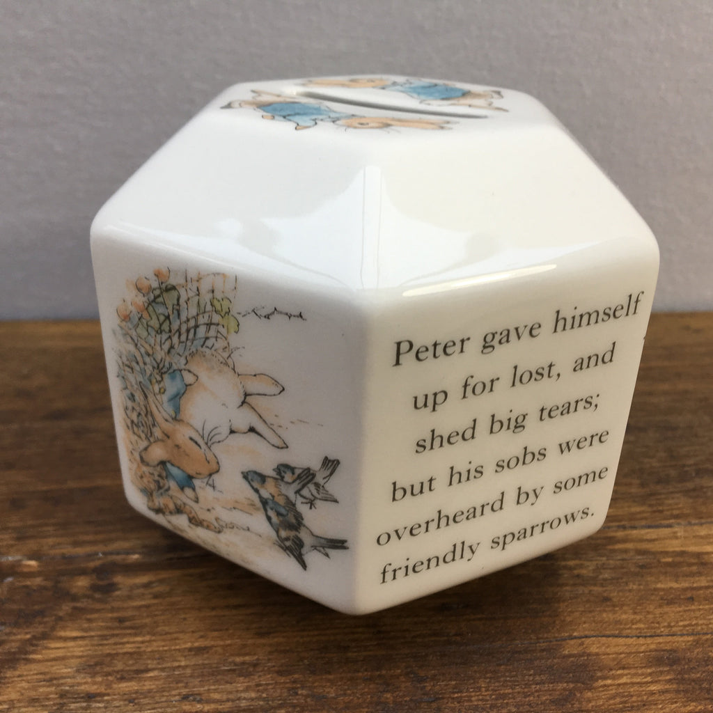 Wedgwood "Beatrix Potter Peter Rabbit" Money Box MrPottery