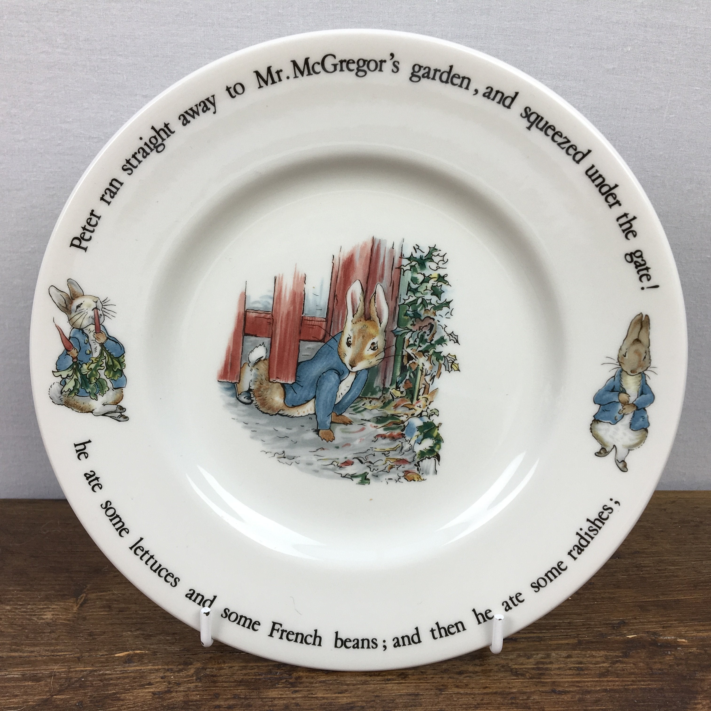 Peter rabbit wedgwood best sale plate