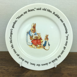 Wedgwood Peter Rabbit Tea Plate - Now my dears