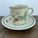 Wedgwood Raspberry Cane Tea Cup & Saucer