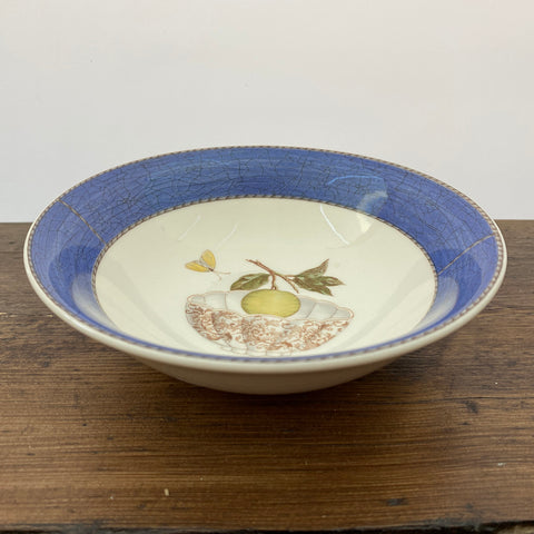 Wedgwood Sarah's Garden Blue & Green Cereal/Soup Bowl (Blue)