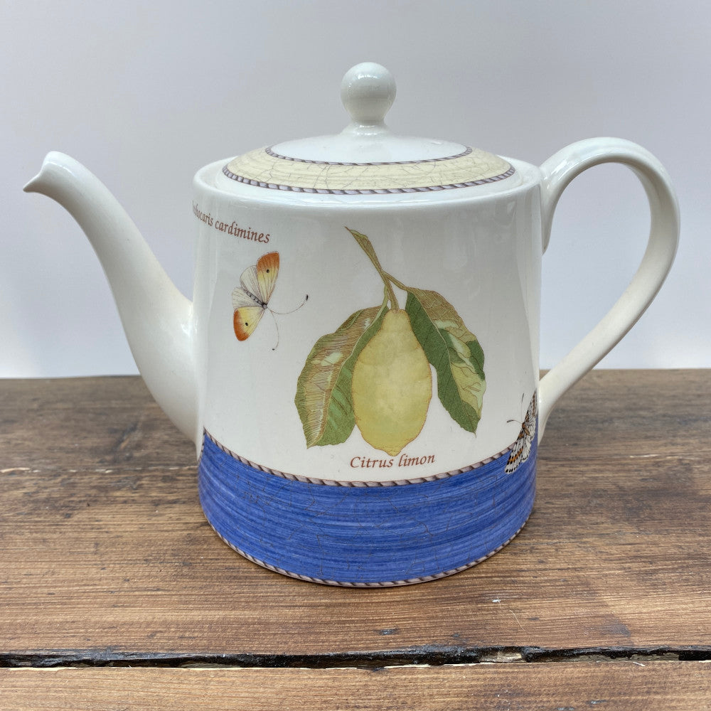 Wedgwood "Sarah's Garden (Blue & Green)" Teapot (Blue) MrPottery